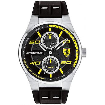 Ferrari Speciale kvarts analog man klocka med silikonarmband 0830355