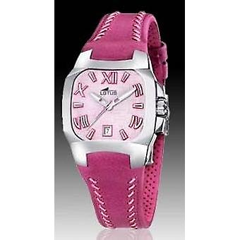 Lotus code Quartz Analog Woman Watch with Cowhide Bracelet 15510/2