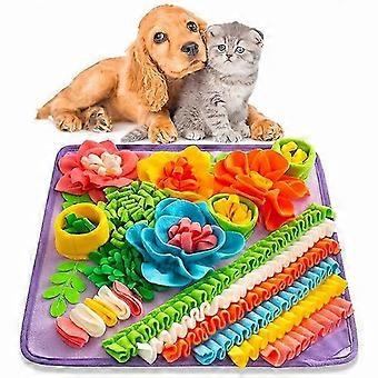 Alfombrilla interactiva para que perros y gatos exploren con su olfato.