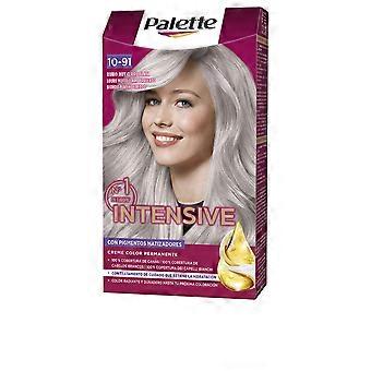 Permanente kleurstof Schwarzkopf PALETTE INTENSIVE Nº 10.91-RUBIO MUY CLARO PLATA