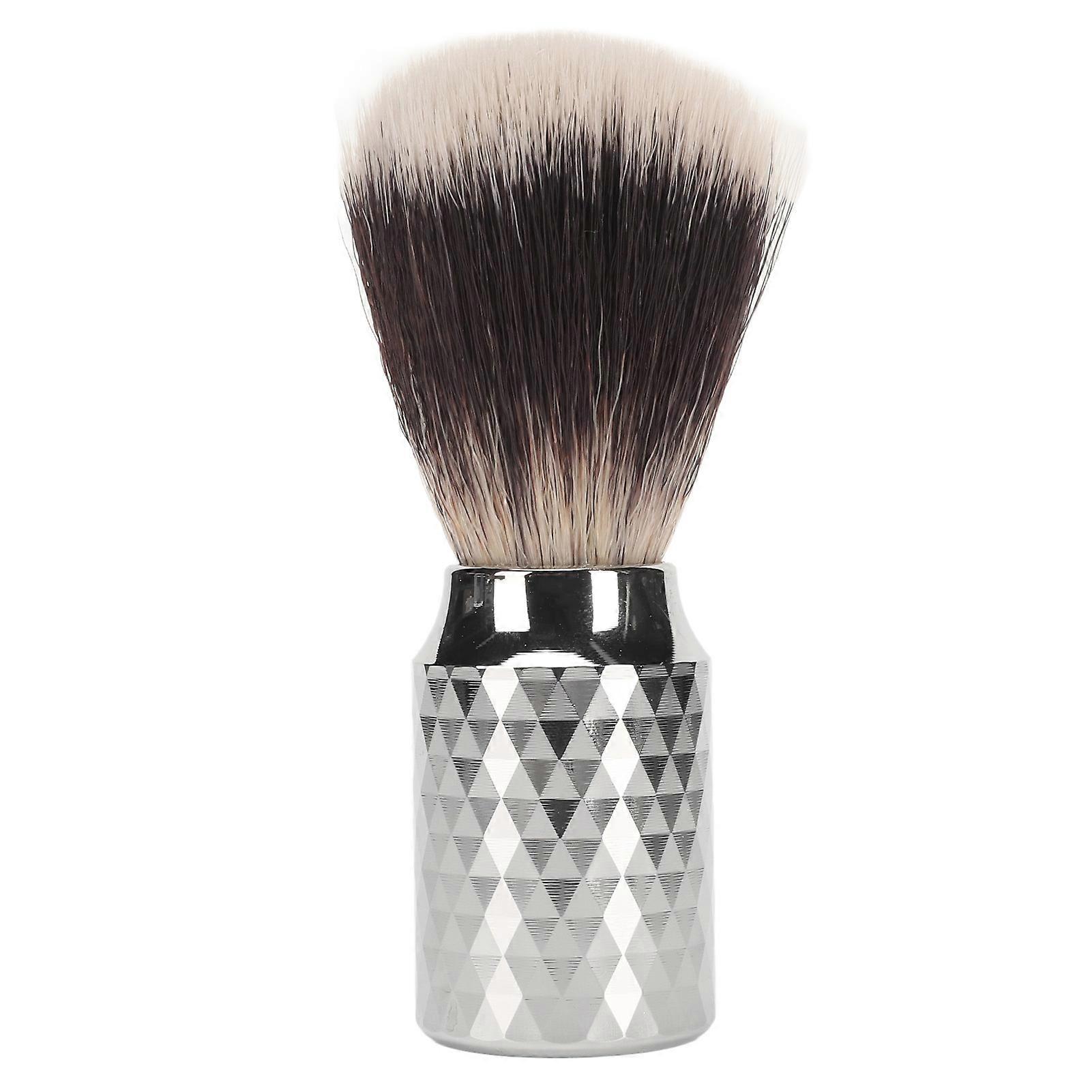 Nylon Beard Brush Alloy Handle Ergonomic