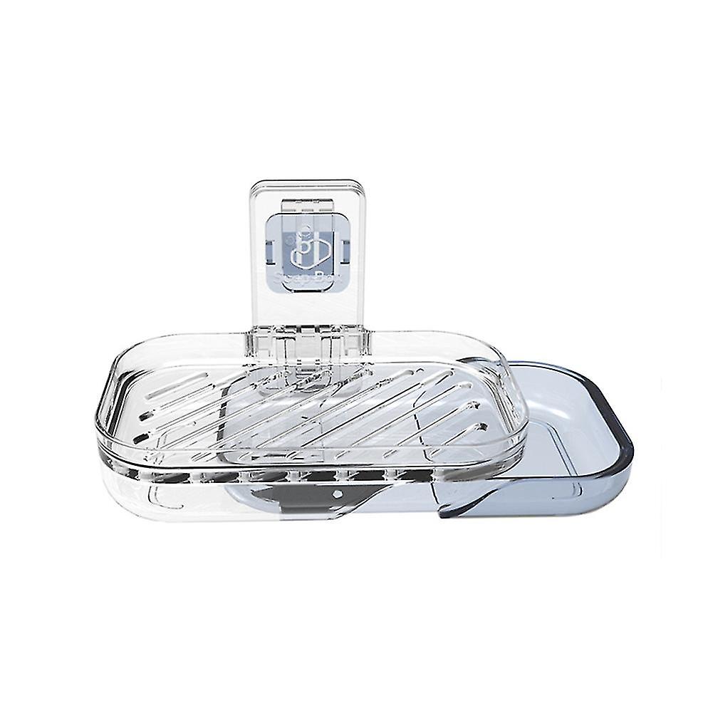 Self Adhesive Wall Mounted Clear Soap Dish