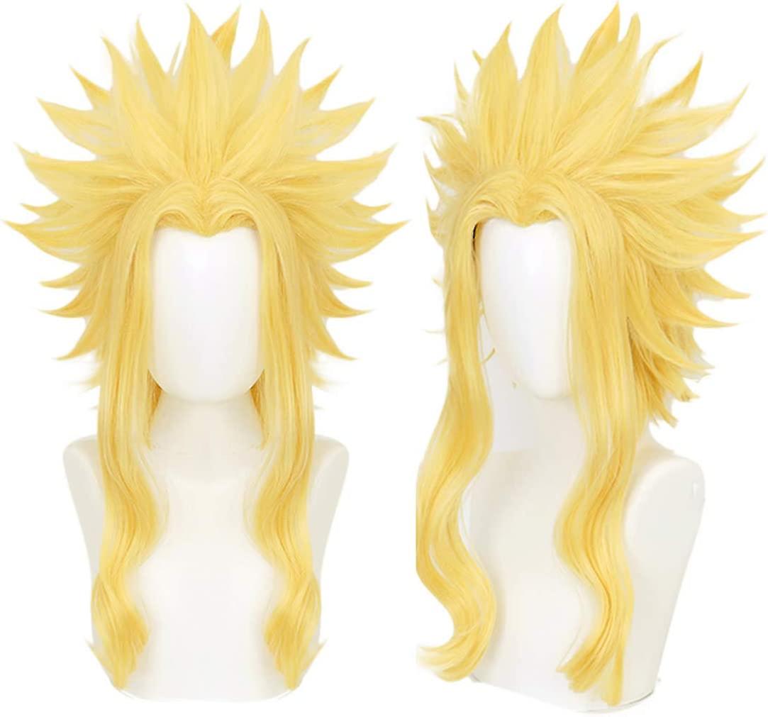 Yellow Cosplay Wig with Short Wavy