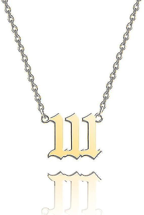 Číslo Náhrdelník menej oceľové numerologické šperky