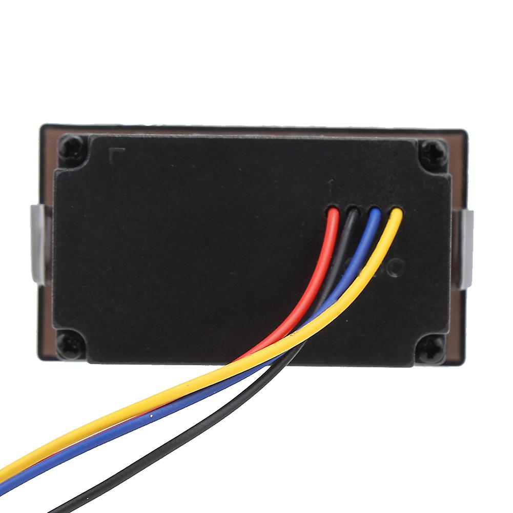 DC4.5-30V Waterproof Dustproof Car Auto Electronic Clock LED Digital Display (Red)