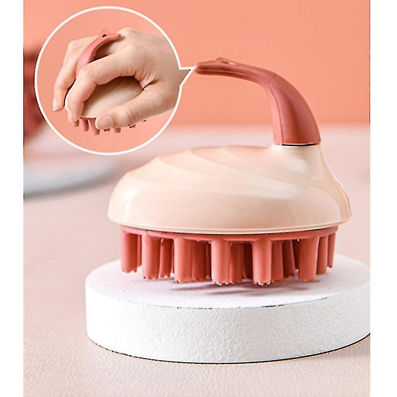 2buc Scalp Massager Sampon Perie Animale de companie Scalp Îngrijire silicon cap perie de par