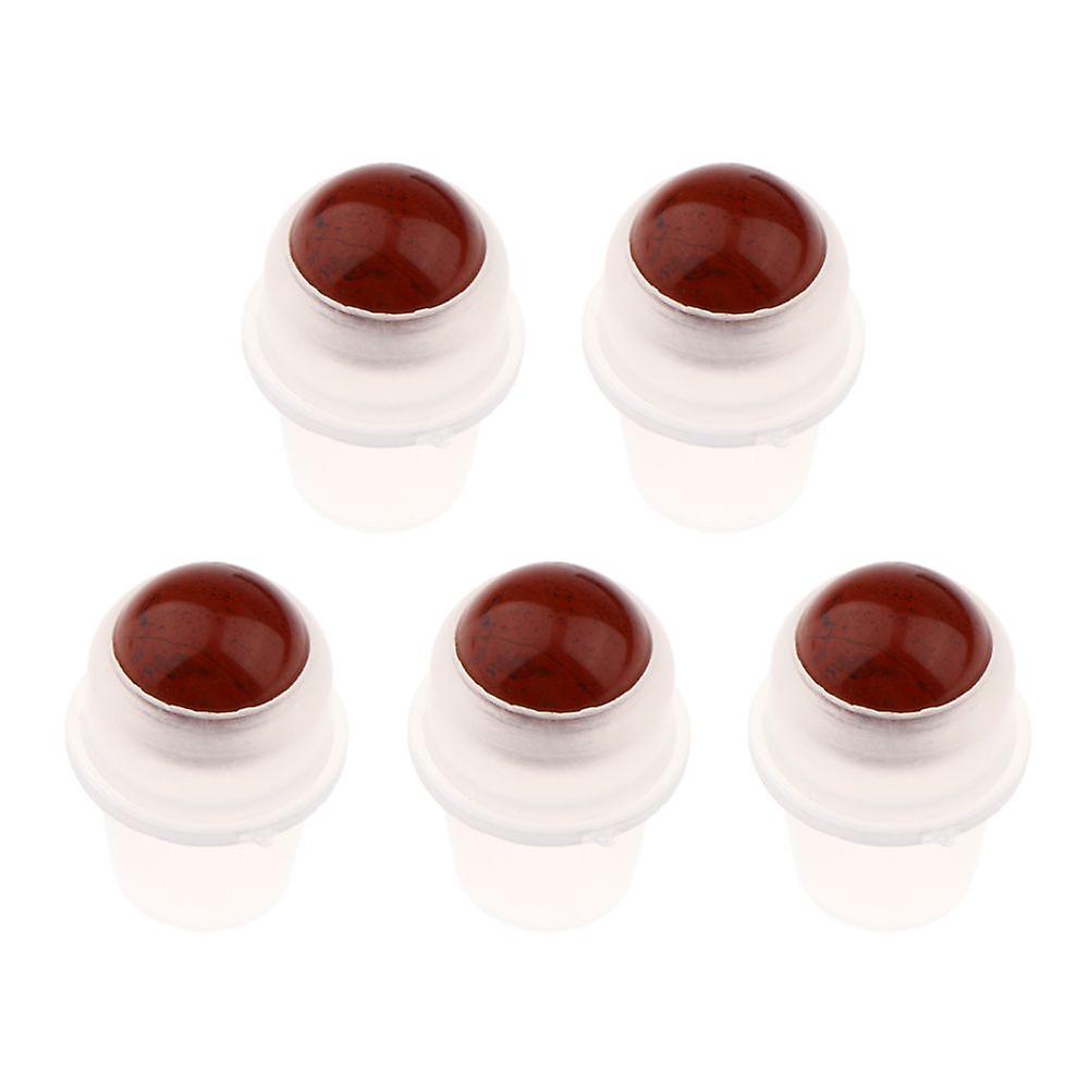 5pcs Replacement Rollers For Red Wine Essential Oil Bottles