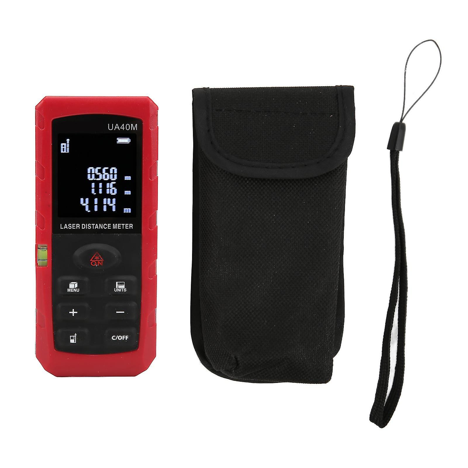 Ua40m Rangefinder 40m Digital Laser Rangefinder With Lcd Screen And Angle Measurement High Accuracy For Industry