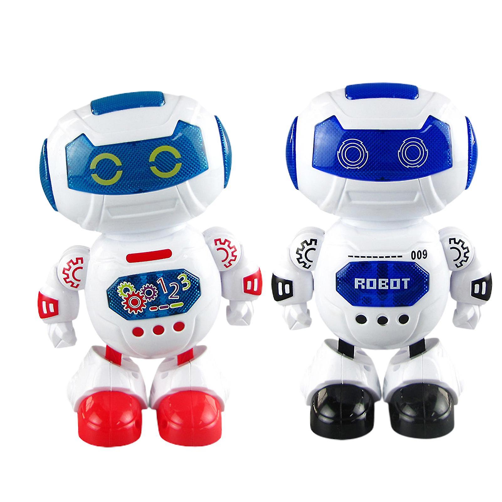 צעצוע רובוט חשמלי הוביל אור ומוסיקה ריקודים מעניינים נשמע צעצוע חינוכי בנים מקסימים בנות רוקדות צעצוע רובוט מתנה לחג המולד