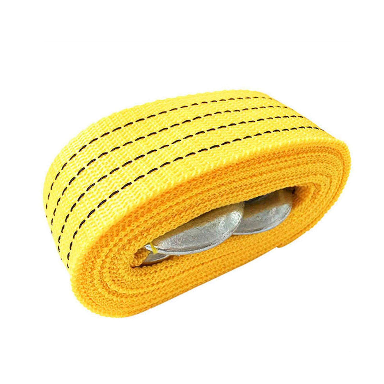 400cm 3 Tons High Strength Car Towing Rope With Hook Auto Emergency Accessory