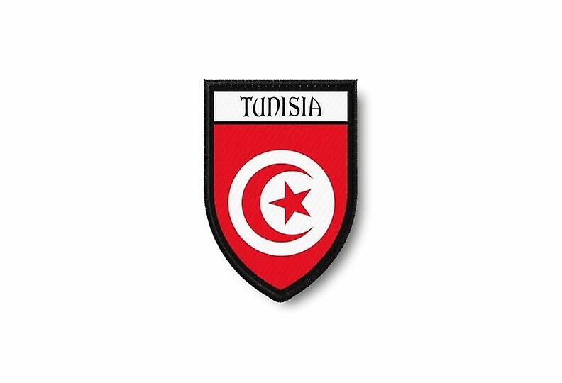 Patch Ecusson Termocollant Bord Brode Flag Prints Tunisian Tunisia