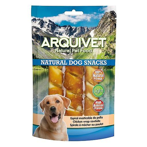 Arquivet Snack Espiral Masticable de Pollo Natural para Perros