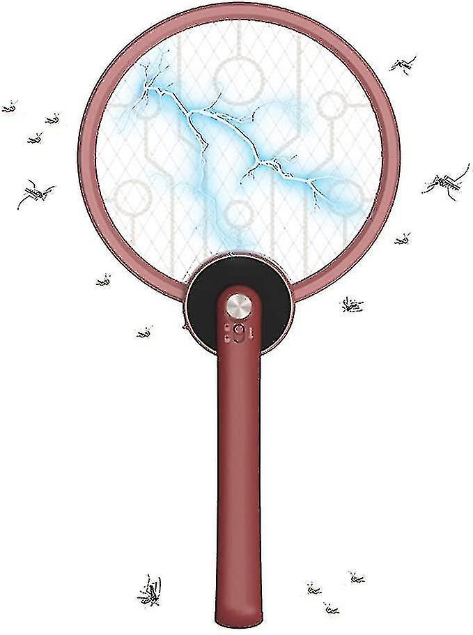 Fly Zapper- Electric Fly Swatter Handheld 3000volt Electronic Mosquito Swatter For Indoor And Outdoo