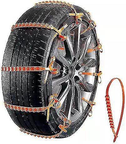 20pcs Reusable Anti Snow Chains Of Caruniversal Adjustable Emergency Portable Snow Tire Chains For C