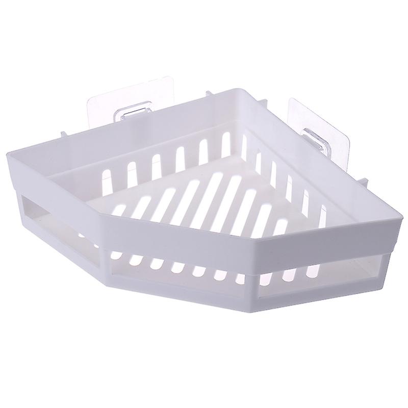Triangular Shower Caddy Shelf Bathroom Corner Bath Rack Storage Holder Organizer