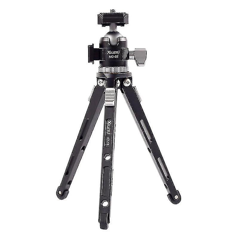 Camera Tripod Two Section Tripod With 360 Degree Ball Head 1/4 Inch Dual Fast Shoe Board Camera Load Up To 13 Lbs/6 Kg