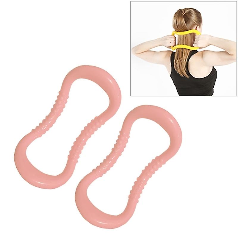 2 PCS PP Double Massage Point Pilates Resistance Ring