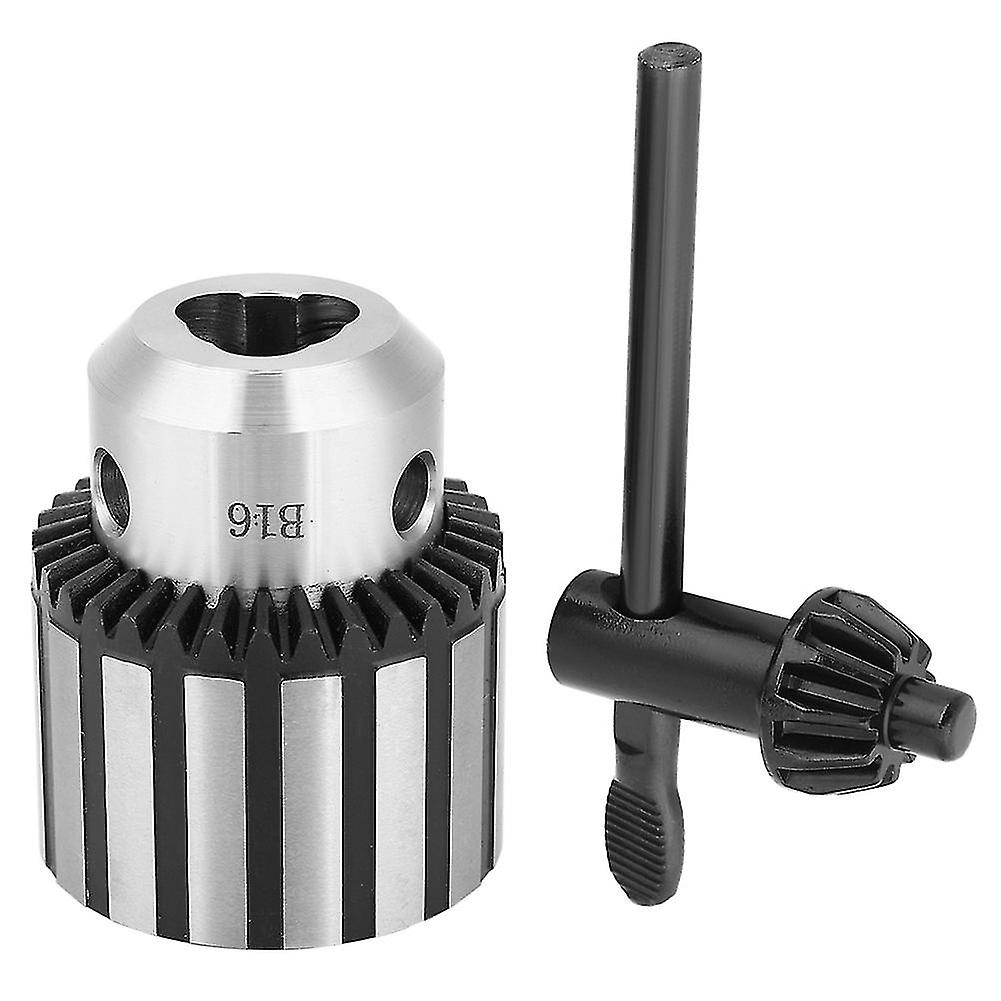 3-16mm B16 Heavy Duty Keyed Drill Chuck with Key for Lathe Bench Drill
