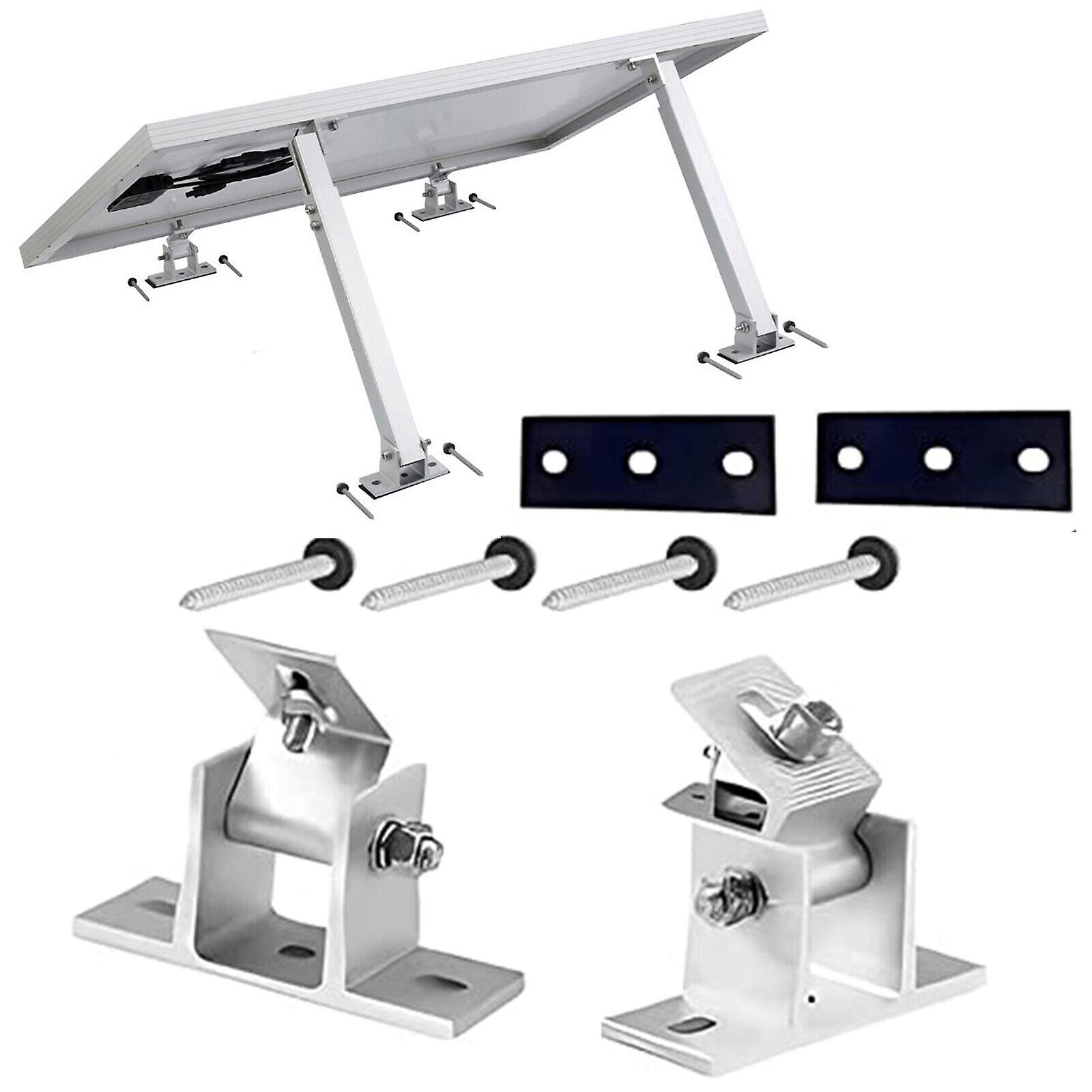 4 Front Foot Box Packaged Solar Panel Bracket Sets With Adjustable 15 To 30 Degrees,50% Offer