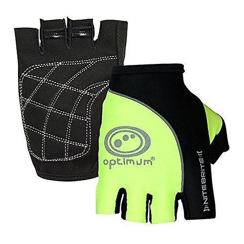 Optimum Sports Junior Cycling Half Finger Gloves - Stretch Bach Lycra