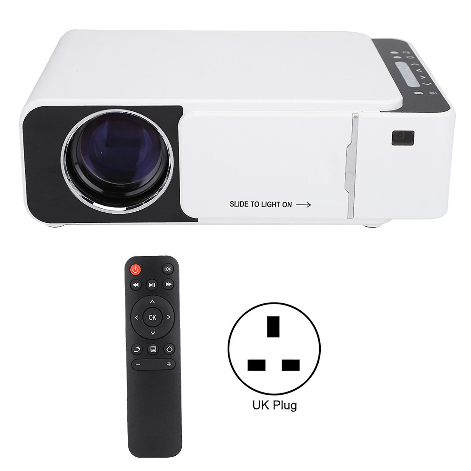 Portable HD LED Projector T6 Standard Version - 600p, MultiLanguage, Large Screen Display
