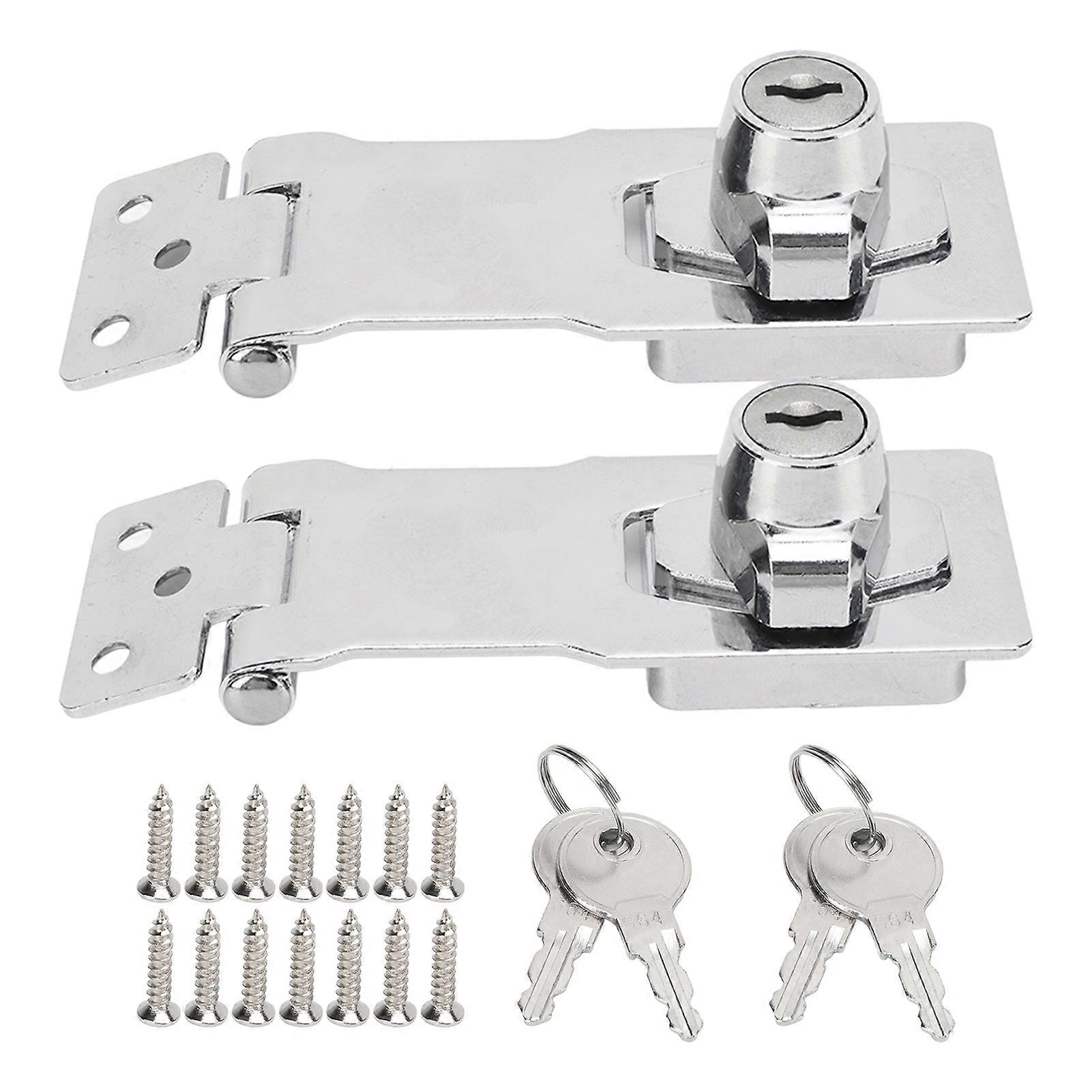Zinc Alloy Keyed Locking Hasp - Secure, Durable, Anti-Theft, Easy Installation
