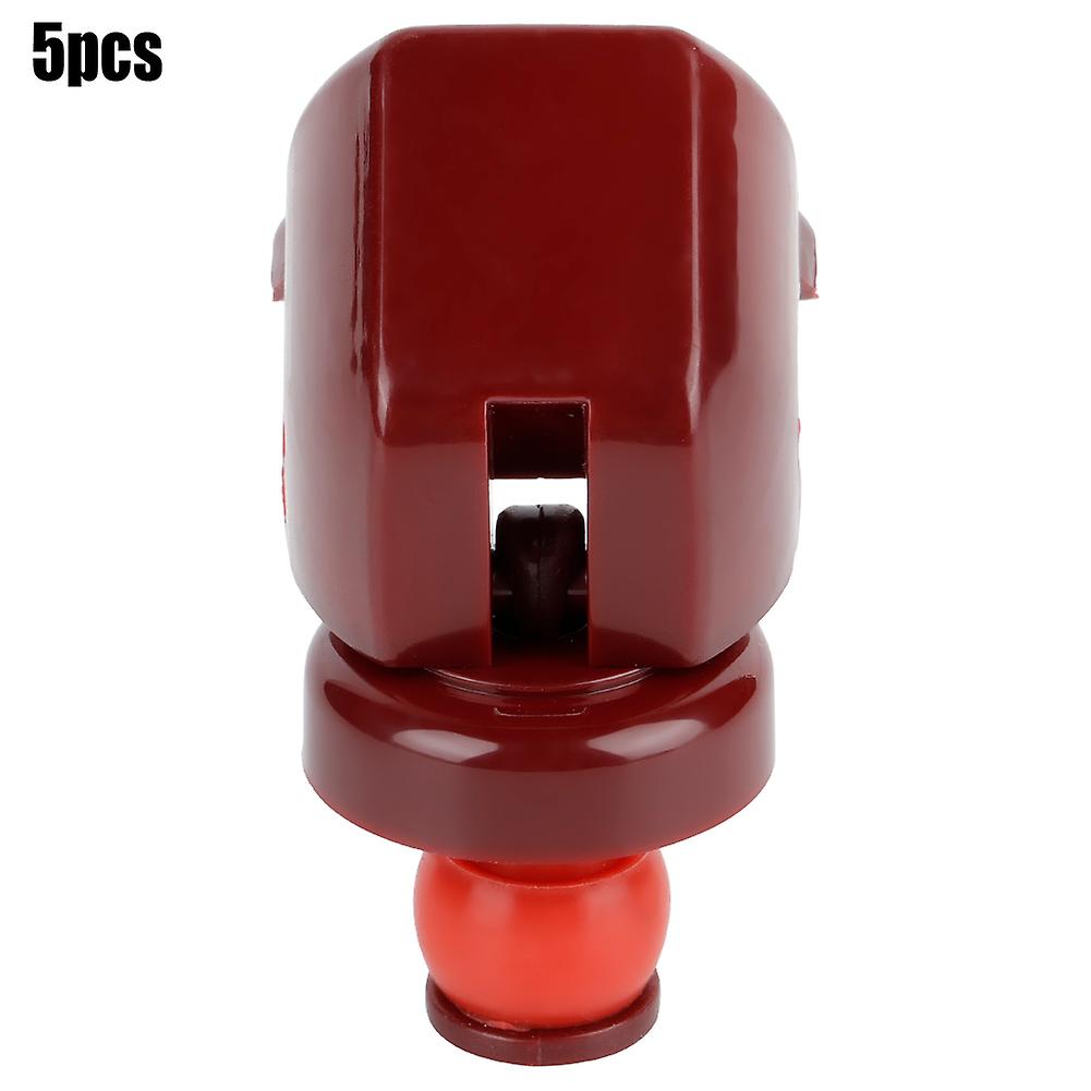 Set of 5 wine and champagne bottle stoppers, wine preservation stoppers, red sealing stoppers