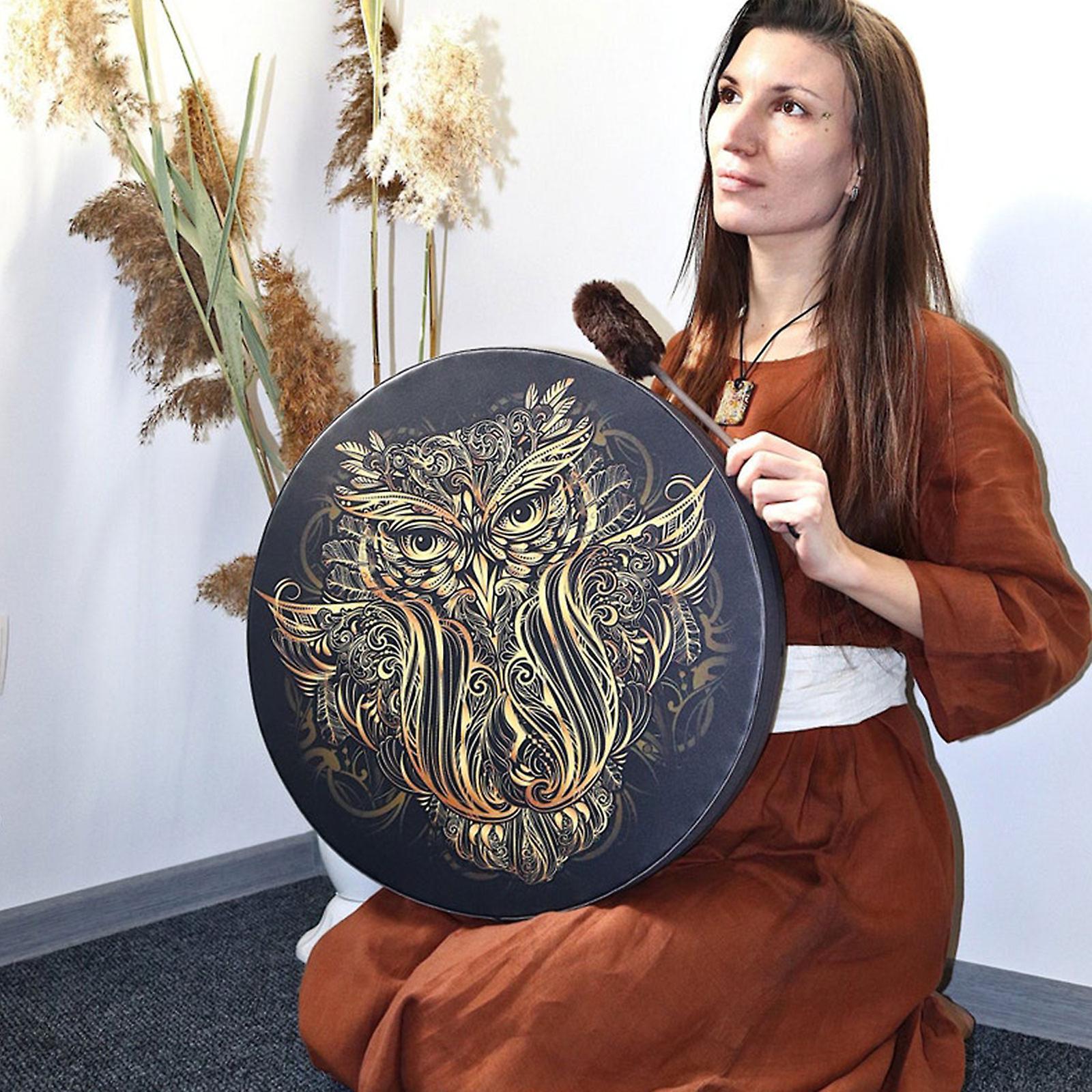 萨满手鼓音乐精神萨满鼓西伯利亚鼓精神装饰礼物