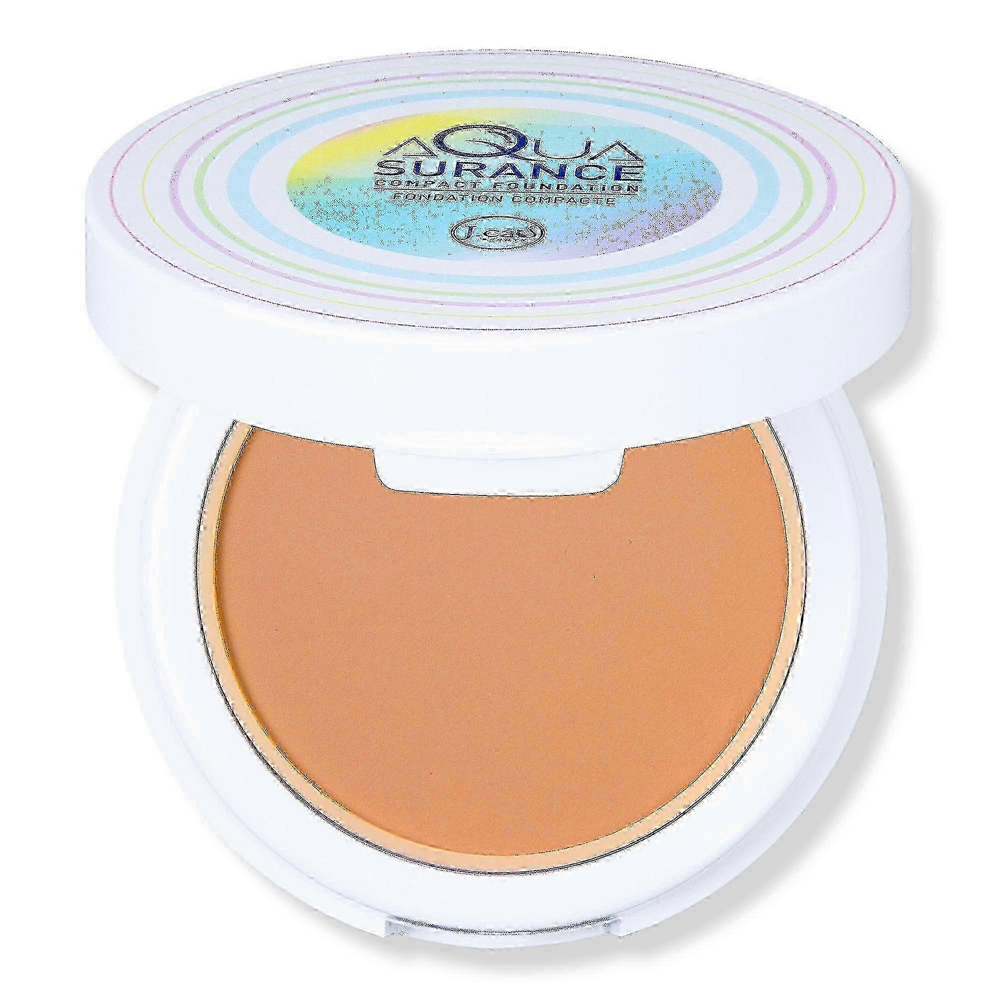 J.cat Beauty Aquasurance Compact Foundation, Medium Beige, 0.31 Oz