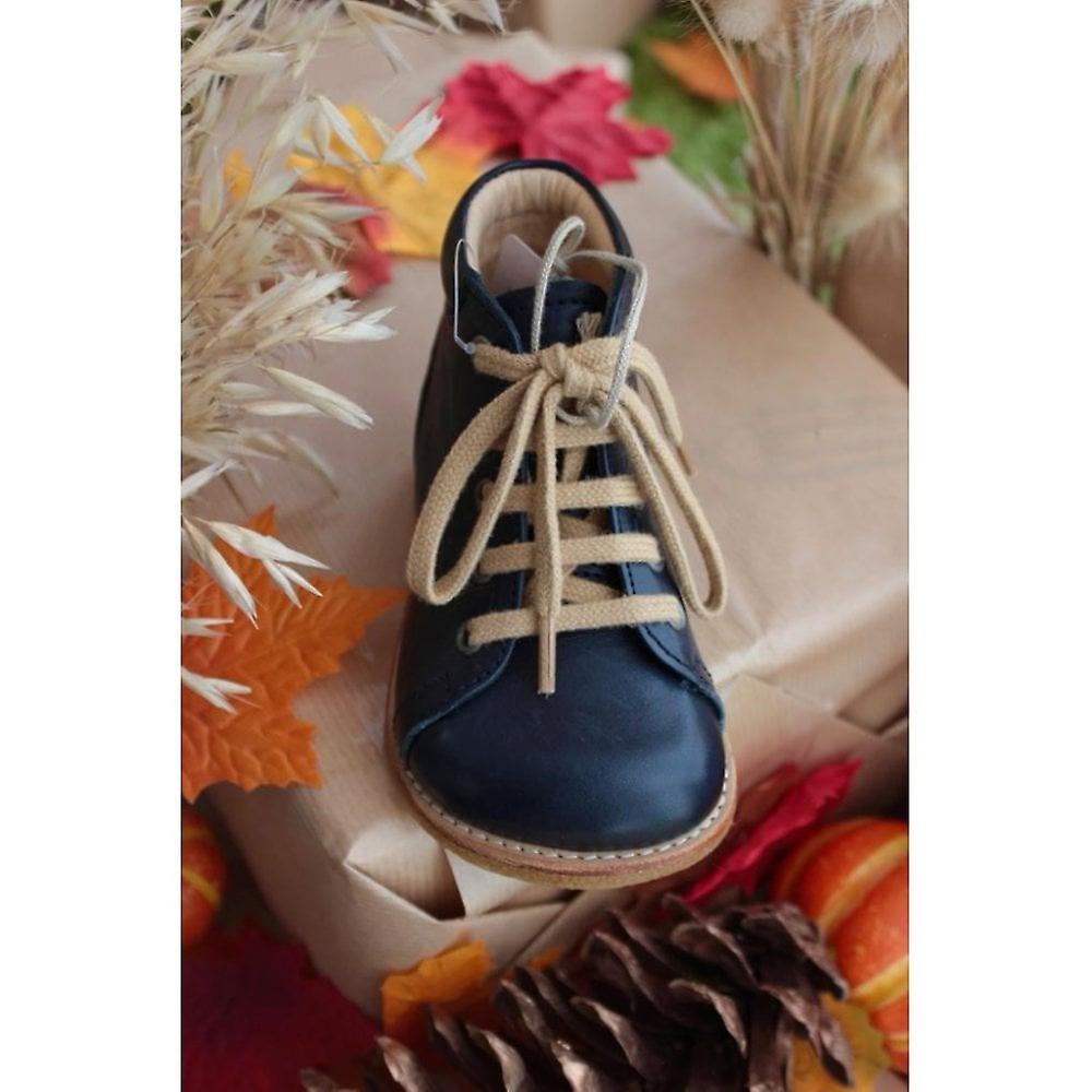 Kids Angulus Laced Starter Boot In Navy Blue