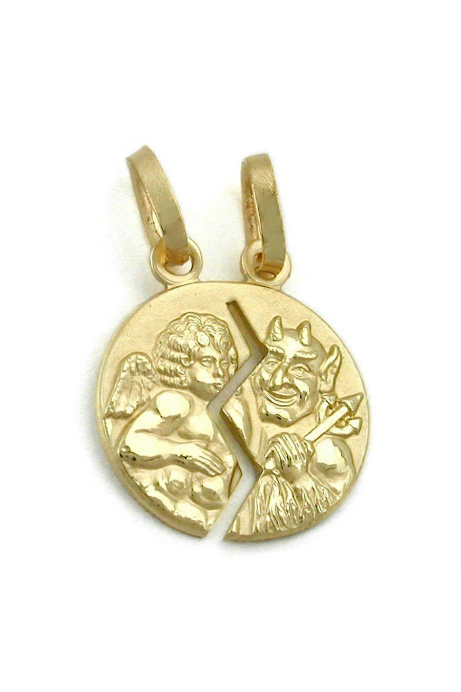 Friendship Pendant Angel & Devil 9k Gold - Gl431150