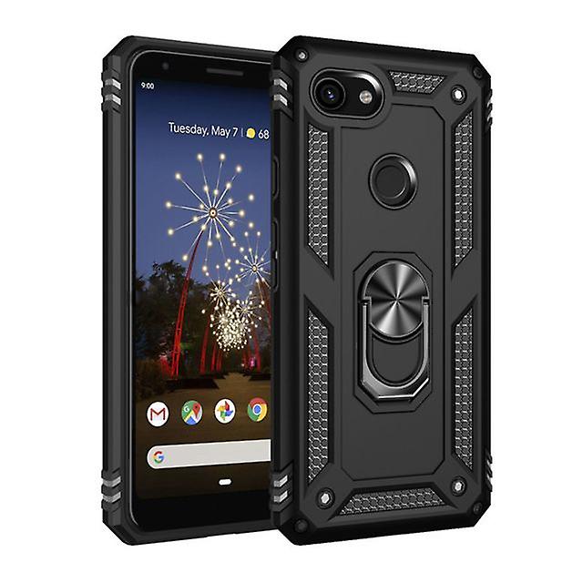 Armor Case Cover with Stand for Google Pixel 3A - Black