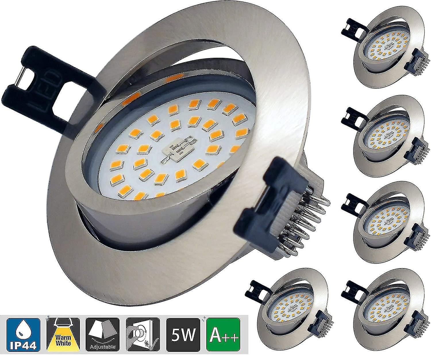 Slimline Dimmable IP44 LED Downlight for Bathroom Recessed Lighting