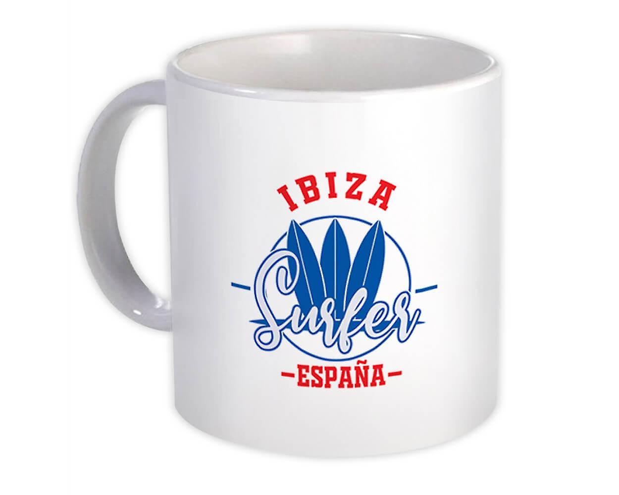 Gift Mug: Ibiza Spain Surfer
