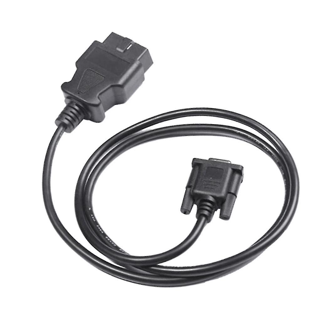 Obd2 16-Pin zu Db9 9-Pin Serielle Schnittstelle Rs232 Obd2 Adapter Seilbahn Diagnose
