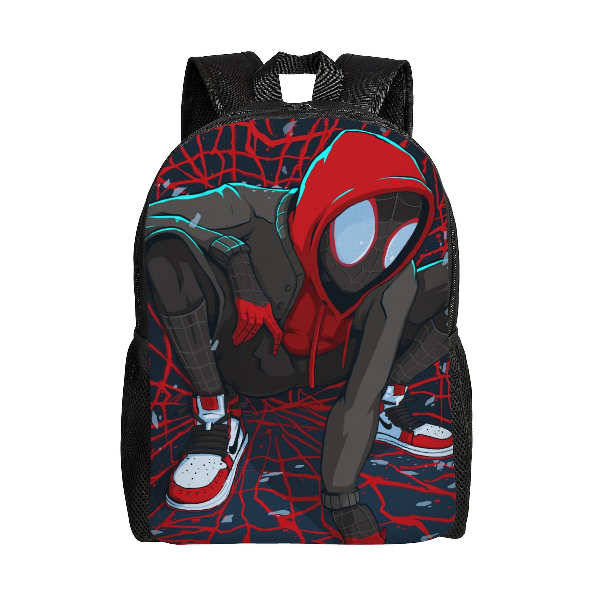 Spider Man Backpack, Adult Kids Simple Lightweight Casual Backpack for Children Student, Travel Backpack Laptop Backpack for College Work Camping