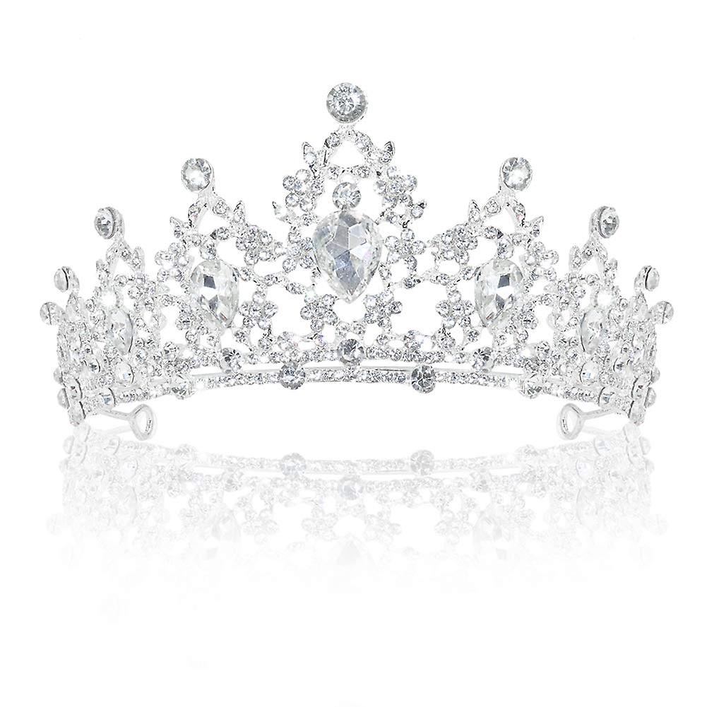 Dronningkrone og Tiara Prinsessekrone for kvinner og jenter Pannebånd i  krystall for brude | Fruugo NO, image size:1001x1001