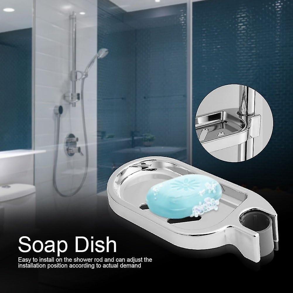 Adjustable Shower Shelf Soap Holder for Shower Bar 25mm Hole Diameter