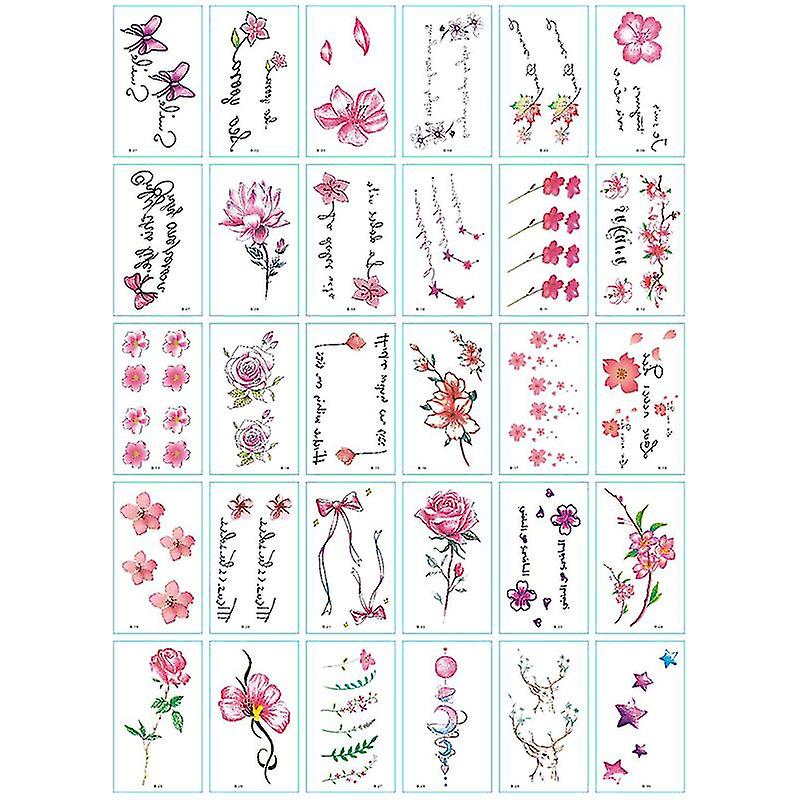 60sheets Flower Sticker