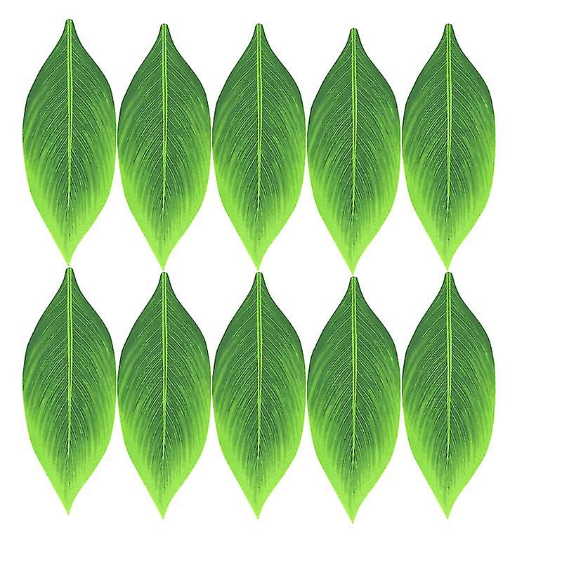 20pcs Artificial Tropical Leaves