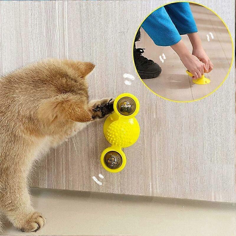 Cat Toys, Whirling Toy, Cat Windmill Record Player Cat Toy Cat Toy Scratching Tickle Crazy Game