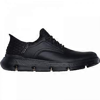 Men's Skechers Slip-ins: Garza - Gervin | Black | Mens Oxford-Style Slip-on Shoes