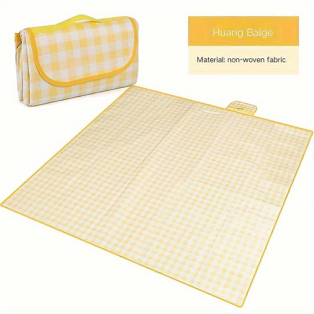Picnic Mat, Outdoor Outing Picnic Cloth Grass Mat, Camping Moisture-proof Tent Floor Mat, For Beach Spring Trip