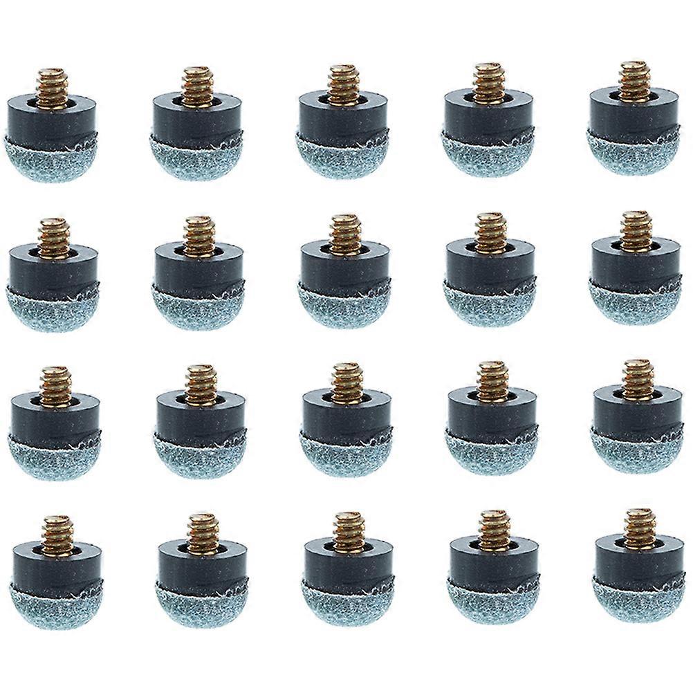 50Pcs Pool Cue Tips Leather Billiard Cue Tips Screw On Pool Cue Tips Replacement Cue Tips