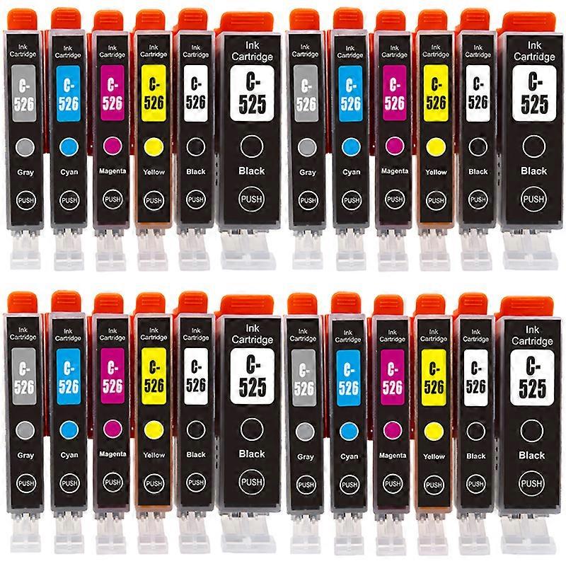 Fus Pgi525 Cli526 For Canon Ink Cartridge Pgi-525 Cli-526 Compafusle For Canon Pixma Ix6550 Mg5150 Mg5250 Mg5350 Mx885