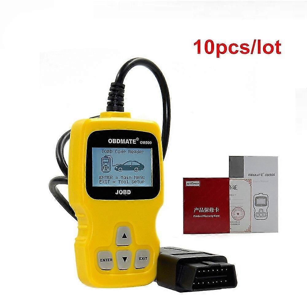 Hot selling obd2 code readers scan tools obdmate om500 jobd obdii eobd code reader diagnostic scanner dhl free