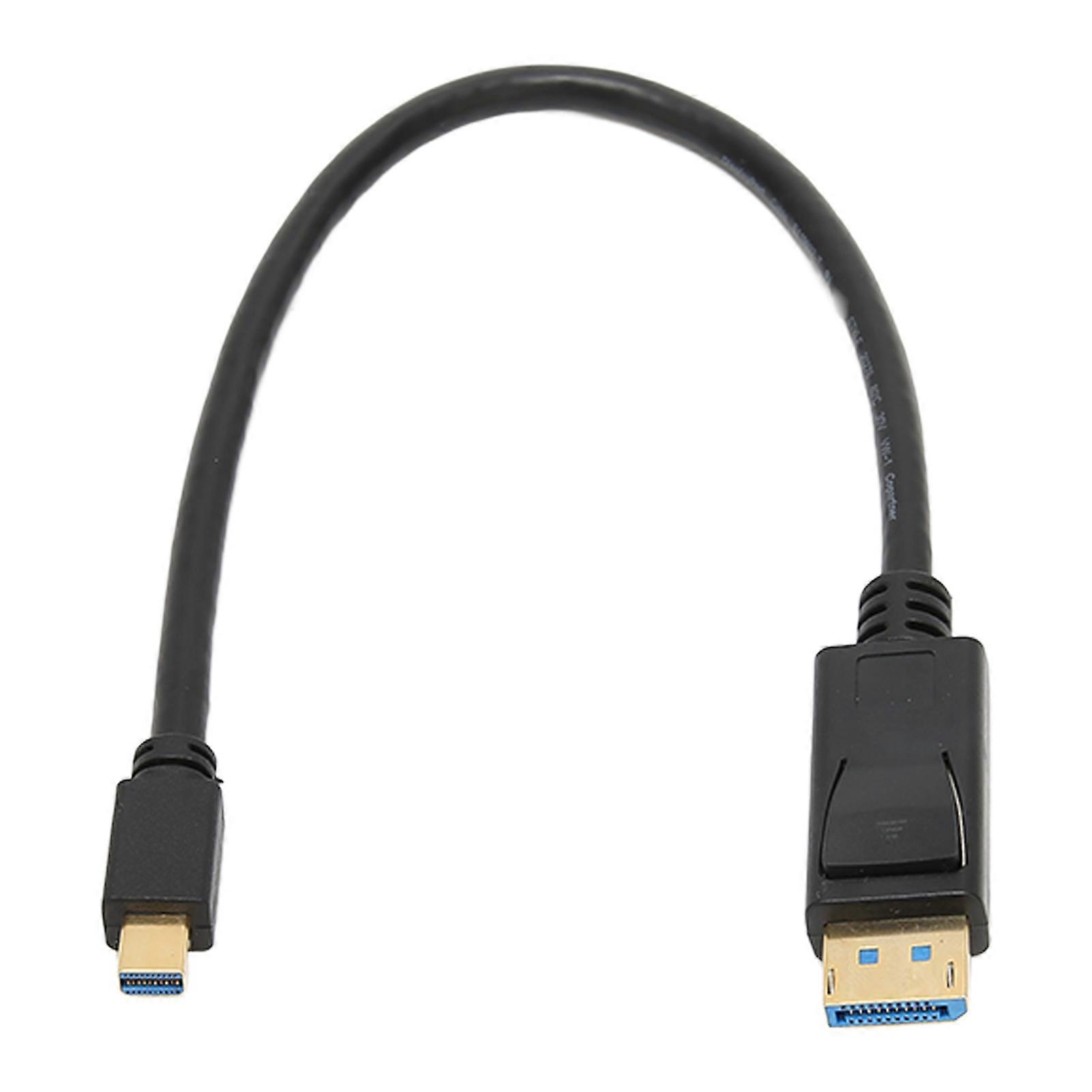 Mini DP to DisplayPort 8K Cable 8K 60HZ 4K 144HZ 2K 165Hz 32.4Gbps Bi Directional Transmission 30cm Mini DP to DP Cable