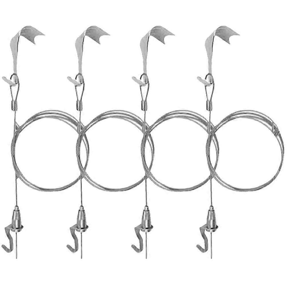 4 Sets of Picture Frame Hanger Heavy Duty Photo Hanging Cord Hanging Photo Frame with Hook