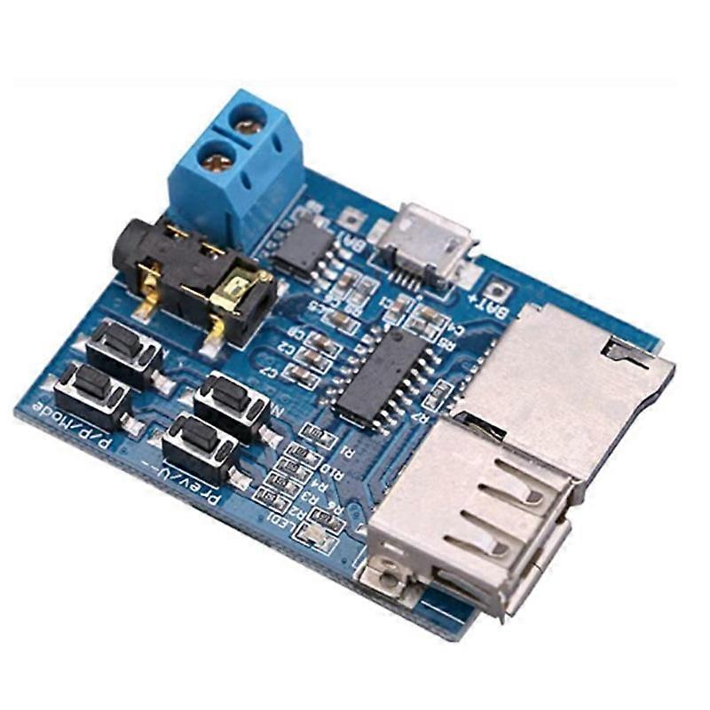 Mp3 Lossless Decoding Board Mp3 Decoder Module TF Card U Disk Decoding Player Comes with Power Ampl