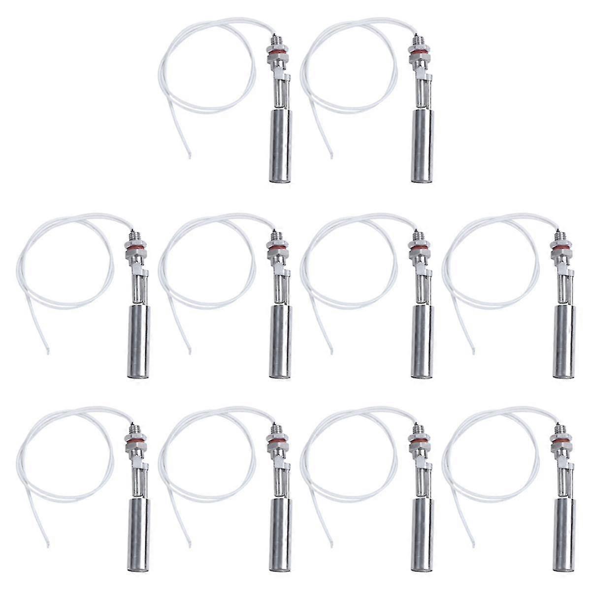 10 יחידות 11.9 ס"מ נירוסטה מקור ברווז מצוף מתג מפלס מים חיישן נירוסטה ניידת